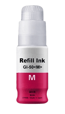 PixoJet Canon GI-50 M 3404C001 magenta bläck refill | Innehåll: 70 ml.