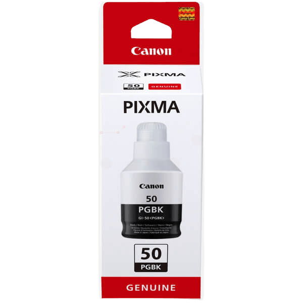 Canon Original GI-50 PGBK 3386C001 pigment svart bläck refill | Innehåll: 170 ml.