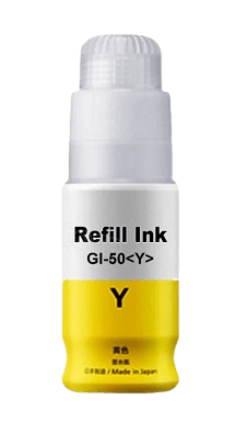 PixoJet Canon GI-50 Y 3405C001 gul bläck refill | Innehåll: 70 ml.