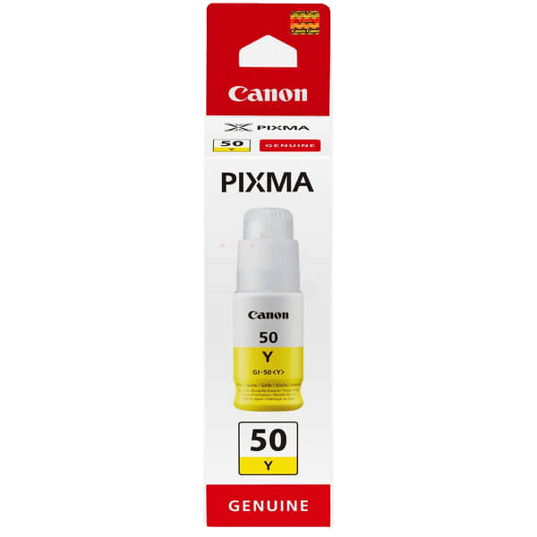Canon Original GI-50 Y 3405C001 gul bläck refill | Innehåll: 70 ml.