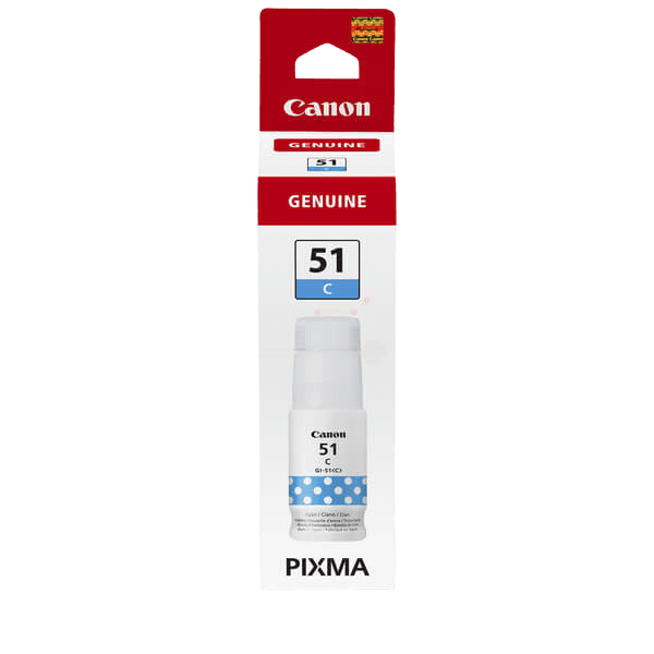 Canon Original GI-51C 4546C001 cyan bläck refill | Innehåll: 70 ml.