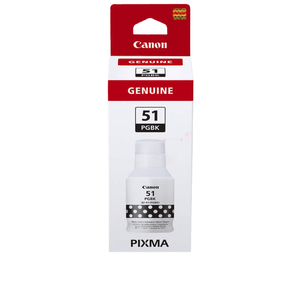 Canon Original GI-51PGBK 4529C001 pigment svart bläck refill | Innehåll: 170 ml.