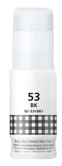 PixoJet Canon GI-53BK 4699C001 svart bläck refill | Innehåll: 60 ml.