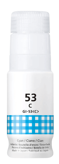PixoJet Canon GI-53C 4673C001 cyan bläck refill | Innehåll: 60 ml.