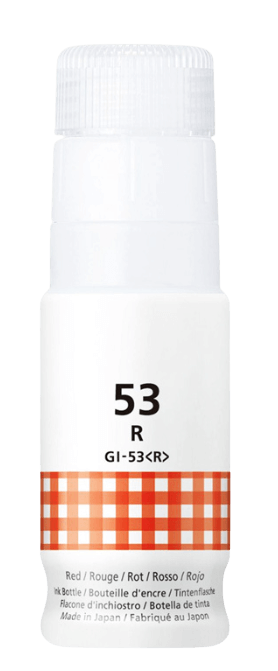PixoJet Canon GI-53R 4617C001 röd bläck refill | Innehåll: 60 ml.