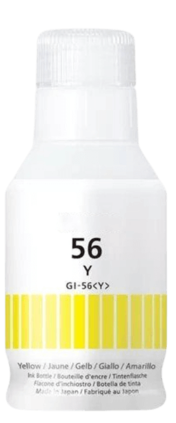 PixoJet Canon GI-56Y 4432C001 gul bläck refill | Innehåll: 135 ml.