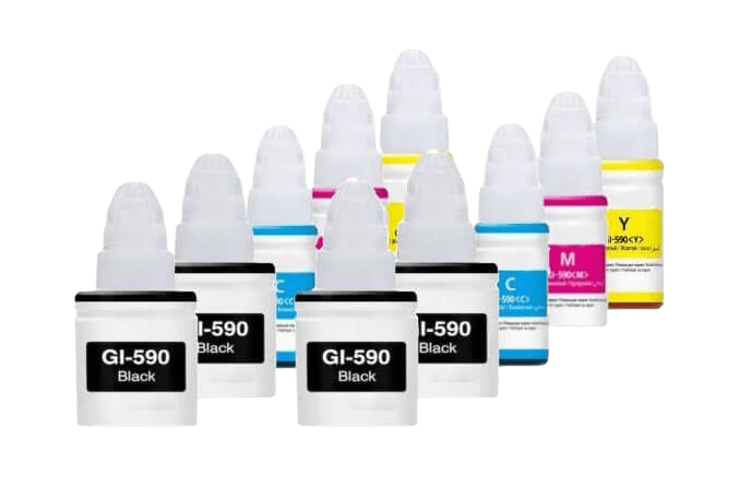 PixoJet Canon GI-590 rabattpaket - 10 st.