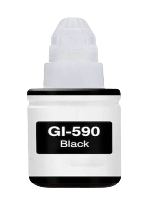 PixoJet Canon GI-590BK 1603C001 svart bläck refill | Innehåll: 135 ml.
