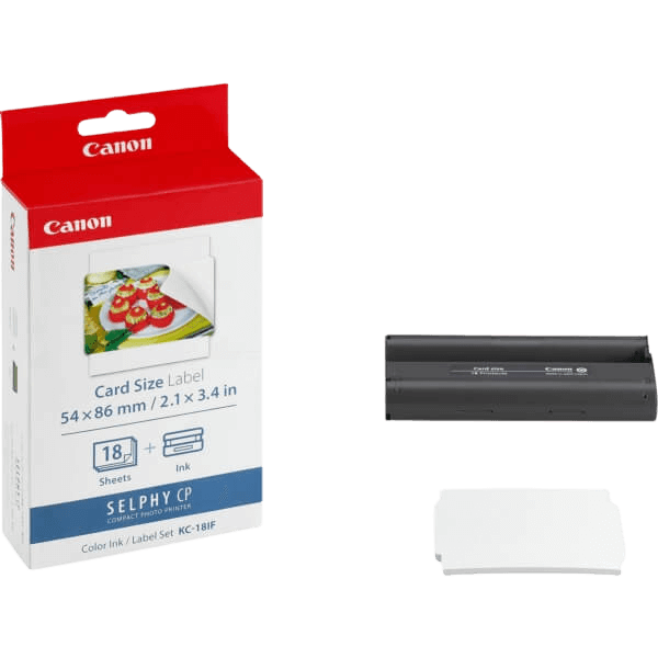 Canon Original KC-18IF 7741A001 5 x 9 cm 3 färger i en rabattpaket | Innehåll: 18 sidor