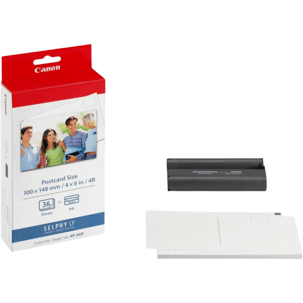 Canon Original KP-36IP 7737A001 10 x 15 cm 3 färger i en rabattpaket | Innehåll: 36 sidor