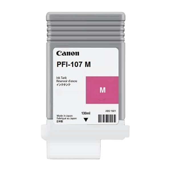 Canon Original PFI-107M 6707B001 magenta bläckpatron | Innehåll: 130 ml.