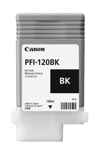 Canon Original PFI-120BK 2885C001 svart bläckpatron | Innehåll: 130 ml.