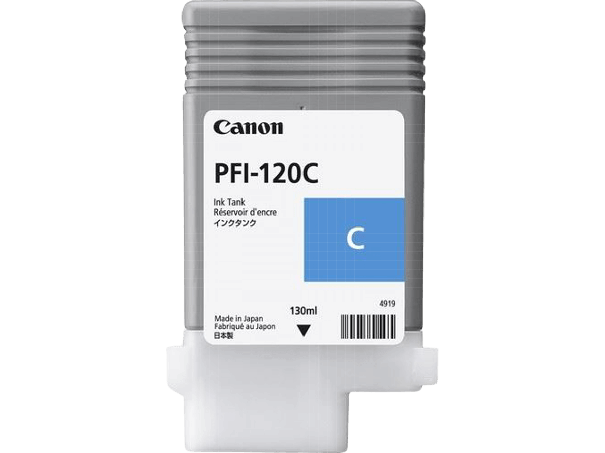 Canon Original PFI-120C 2886C001 cyan bläckpatron | Innehåll: 130 ml.