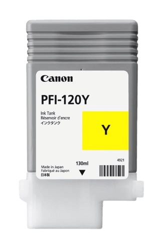 Canon Original PFI-120Y 2888C001 gul bläckpatron | Innehåll: 130 ml.