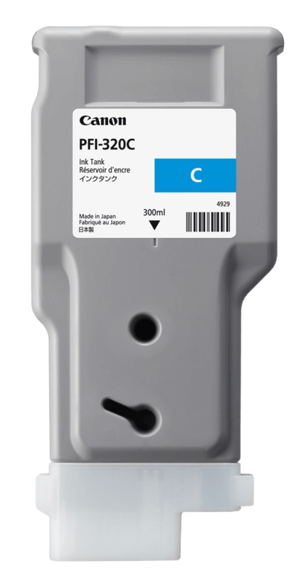 Canon Original PFI-320C 2891C001 XL cyan bläckpatron | Innehåll: 300 ml.