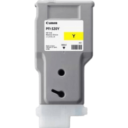 Canon Original PFI-320Y 2893C001 XL gul bläckpatron | Innehåll: 300 ml.