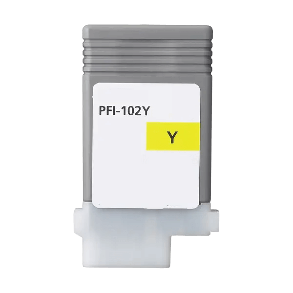 PixoJet Canon PFI102Y 0898B001 gul bläckpatron | Innehåll: 130 ml.