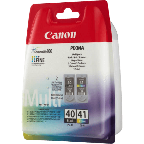 Canon Original PG-40 / CL-41 0615B043 CMYK rabattpaket | Innehåll: 28 ml.
