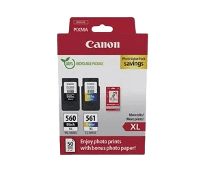 Canon Original PG-545XL + CL-546XL + papper 8286B011 CMYK rabattpaket | Innehåll: 15 + 13 ml.