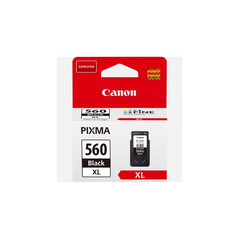 Canon Original PG-560XL + CL-561XL + papper 3712C008 CMYK rabattpaket | Innehåll: 14,3 + 12,2 ml.