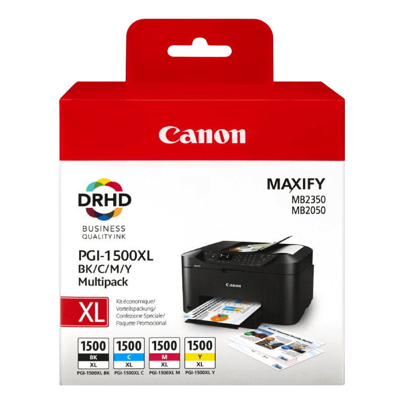 Canon Original PGI-1500XL 9182B004 CMYK rabattpaket