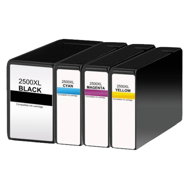 PixoJet Canon PGI-2500 XL rabattpaket - 4 st.