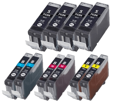 PixoJet Canon PGI 5 rabattpaket - 10 st.