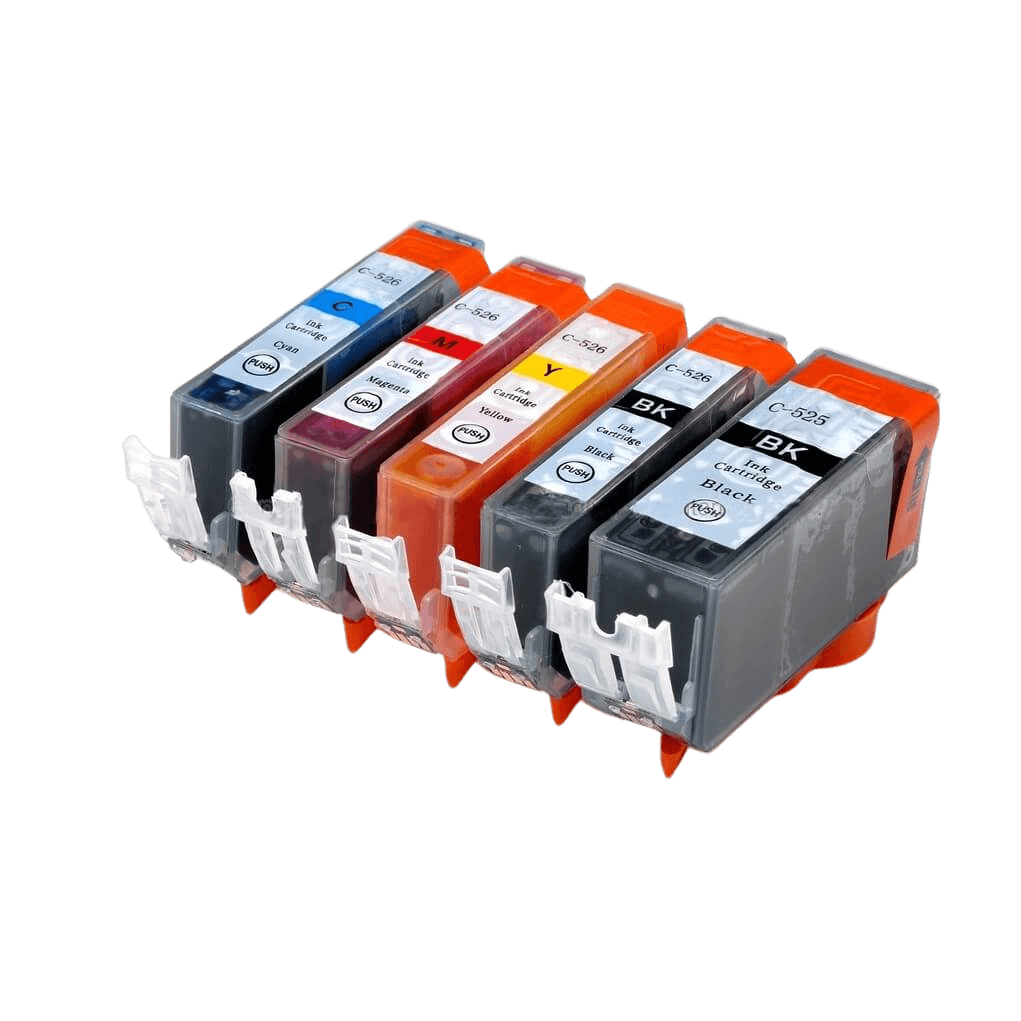 PixoJet Canon PGI-525PG rabattpaket - 5 st.