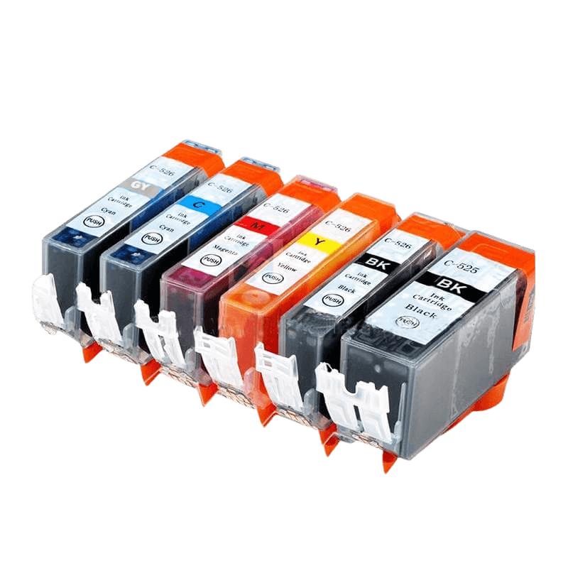 PixoJet Canon PGI-525PG rabattpaket - 6 st.