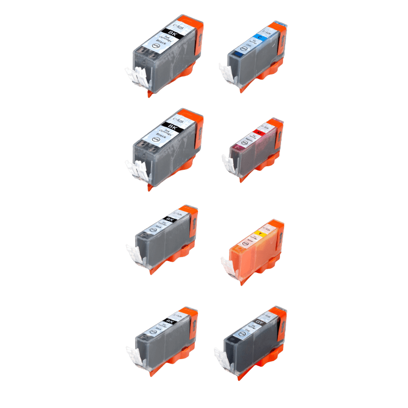 PixoJet Canon PGI-525PG rabattpaket - 8 st.
