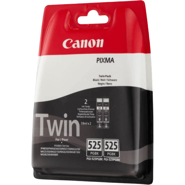 Canon Original PGI-525PGBKTP 4529B010 twin pack pigment svart bläckpatron | Innehåll: 2 x 19 ml.