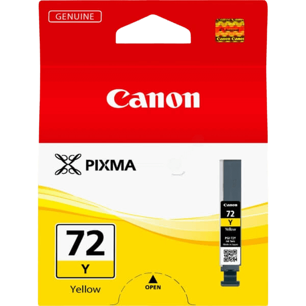 Canon Original PGI-72Y 6406B001 gul bläckpatron | Innehåll: 14 ml.