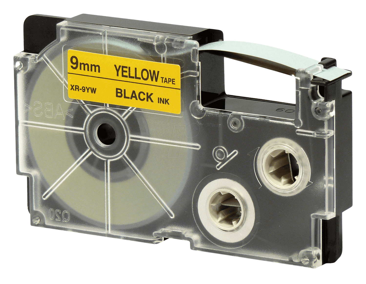 PixoJet Casio XR-9YW 9 mm x 8 m Svart text / Gul tejp