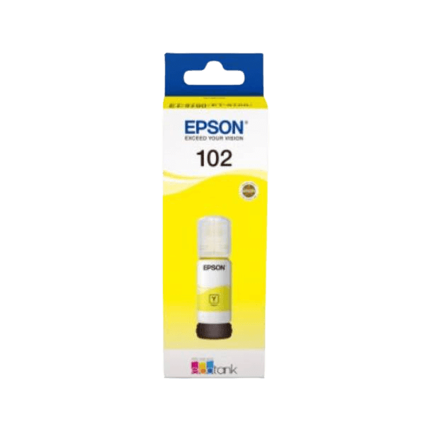 Epson Original 102 C13T03R440 gul bläck refill | Innehåll: 70 ml.