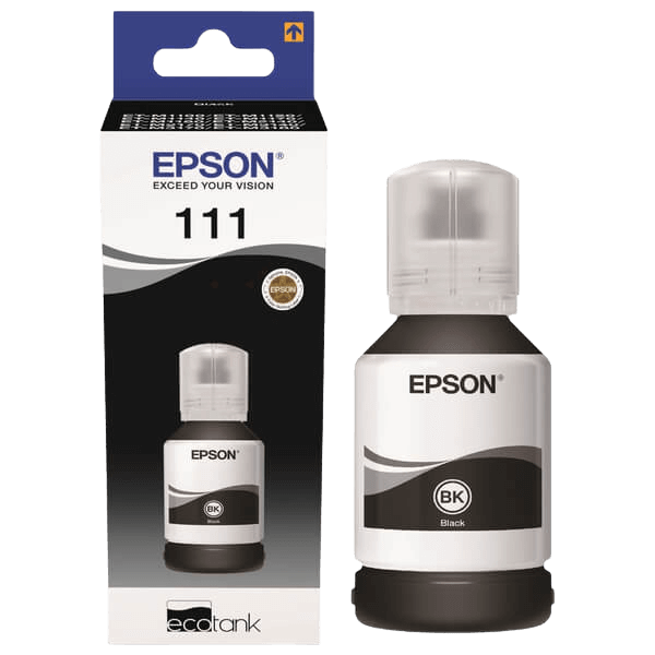 Epson Original 111 C13T03M140 svart bläck refill | Innehåll: 120 ml.
