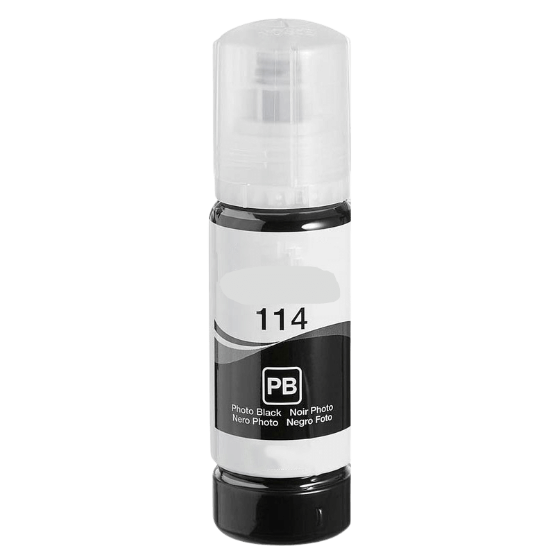 PixoJet Epson 114 C13T07B140 foto svart bläck refill | Innehåll: 70 ml.