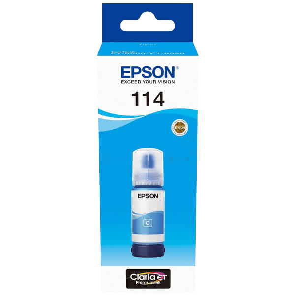 Epson Original 114 C13T07B240 cyan bläck refill | Innehåll: 70 ml.