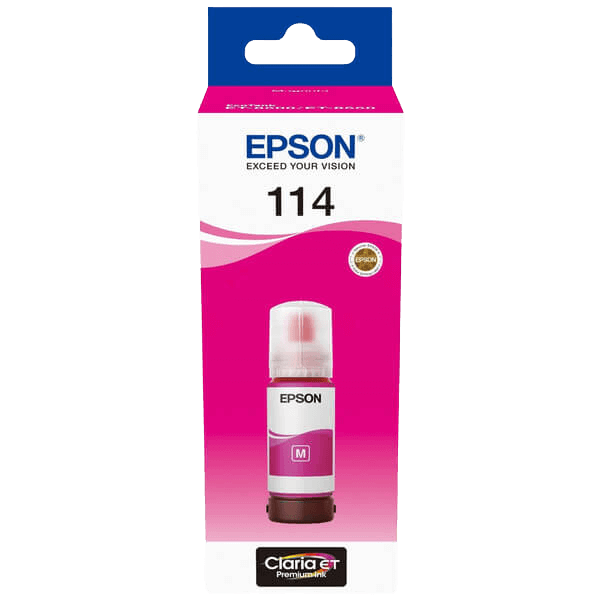Epson Original 114 C13T07B340 magenta bläck refill | Innehåll: 70 ml.