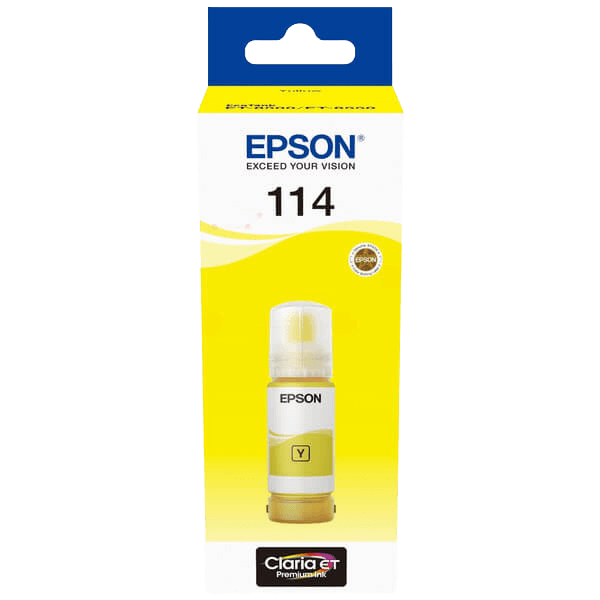 Epson Original 114 C13T07B440 gul bläck refill | Innehåll: 70 ml.