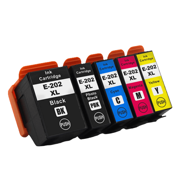 PixoJet Epson 202 XL rabattpaket - 5 st.