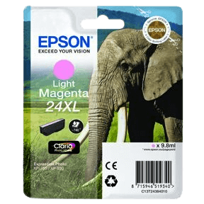 Epson Original 24XL C13T24364012 ljus magenta bläckpatron | Innehåll: 10 ml.