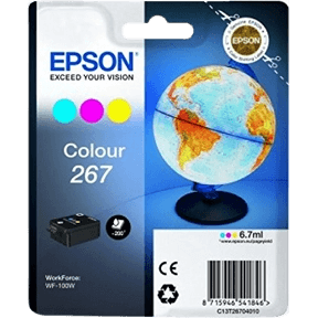 Epson Original 267 C13T26704010 3 färger i en bläckpatron | Innehåll: 6,7 ml.