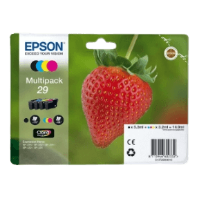 Epson Original 29 C13T29864012 CMYK rabattpaket | Innehåll: 14,9 ml.