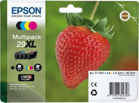 Epson Original 29 C13T29964012 XL CMYK rabattpaket | Innehåll: 30,5 ml.