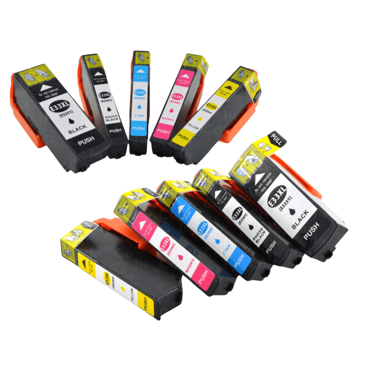 PixoJet Epson 33 XL rabattpaket - 10 st.