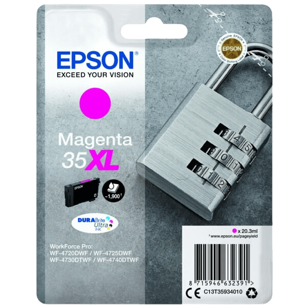 Epson Original 35 C13T35934010 XL magenta bläckpatron | Innehåll: 20,3 ml.
