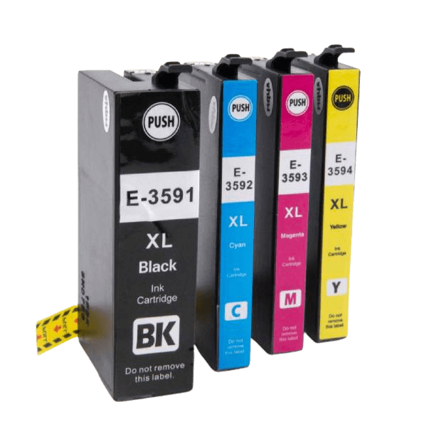 PixoJet Epson 35 XL rabattpaket - 4 st.
