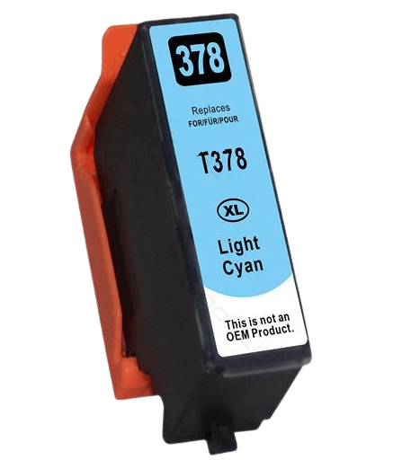 PixoJet Epson 378 C13T37954010 XL ljus cyan bläckpatron | Innehåll: 11 ml.