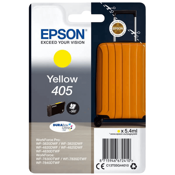 Epson Original 405 C13T05G44010 gul bläckpatron | Innehåll: 5,4 ml.