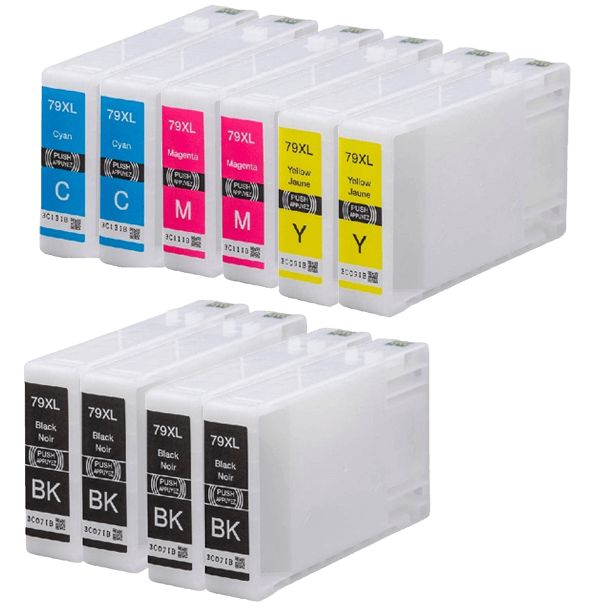 PixoJet Epson 79 XL rabattpaket - 10 st.